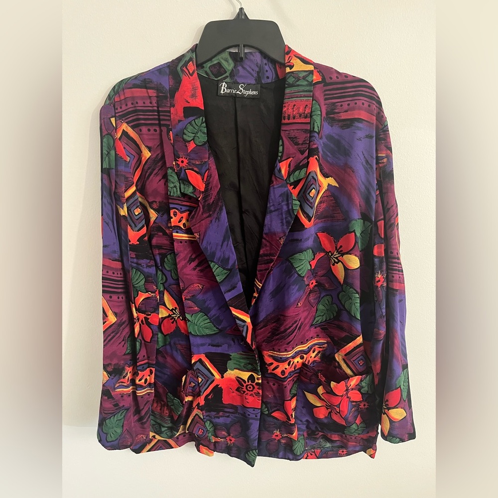 Vintage 90s Multicolor Blazer